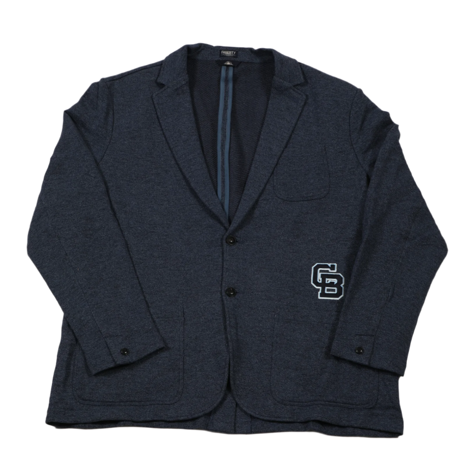 Faherty Inlet Knit Blazer in Navy (8020)