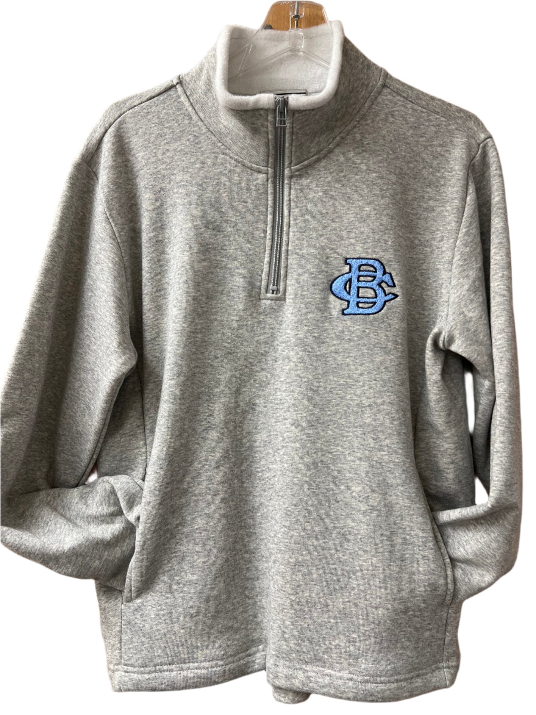 CB Oxford grey 1/4 zip KW (8005)