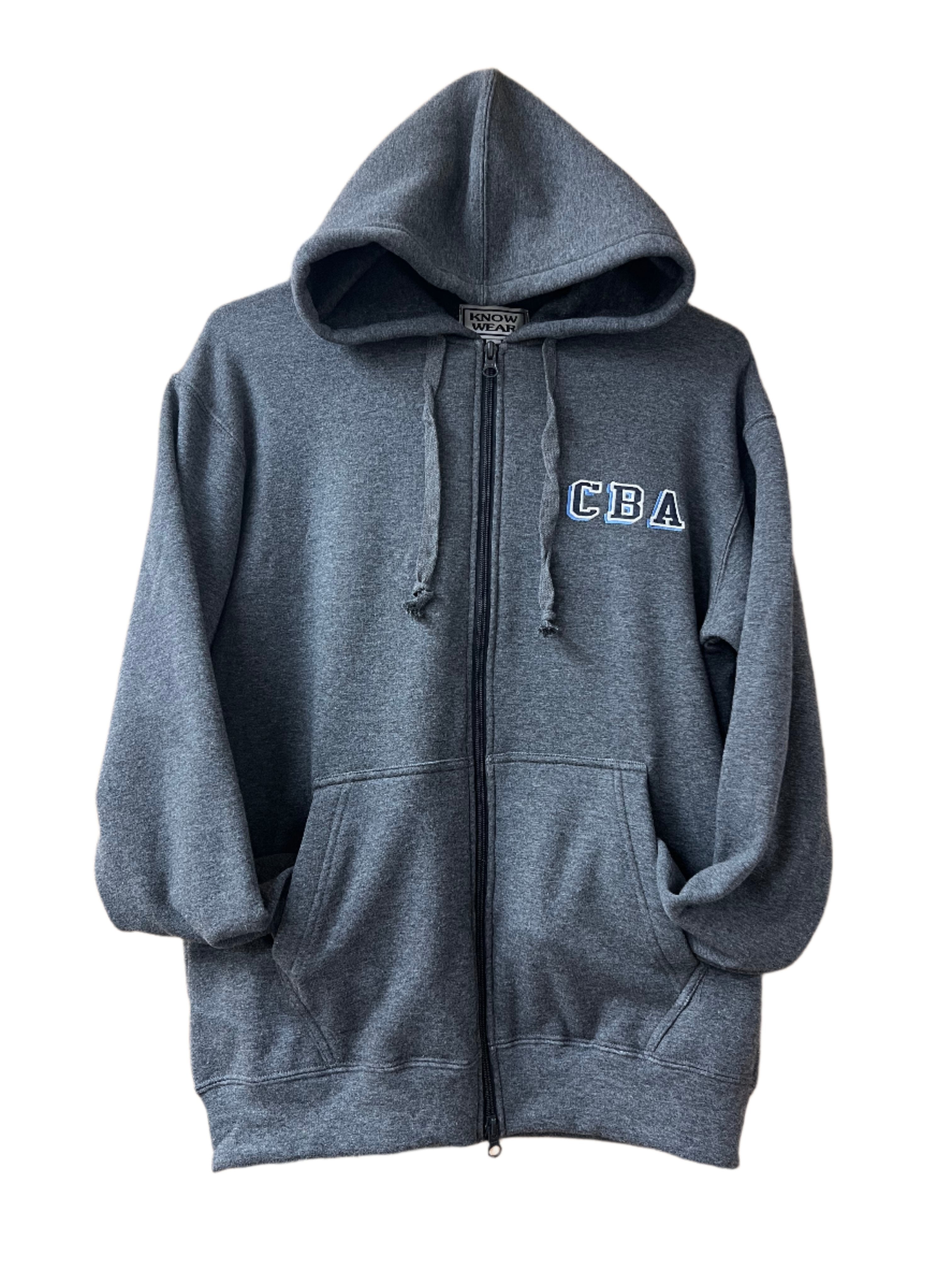 CBA dark heather grey Full Zip (8006)