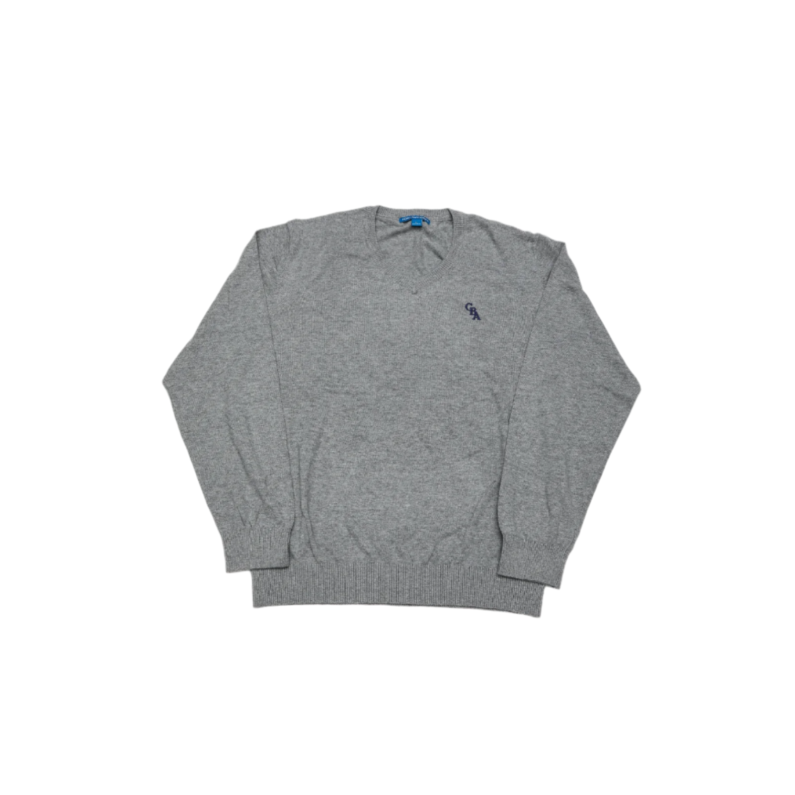 Dress Code Approved Grey V-Neck Sweater (5121)