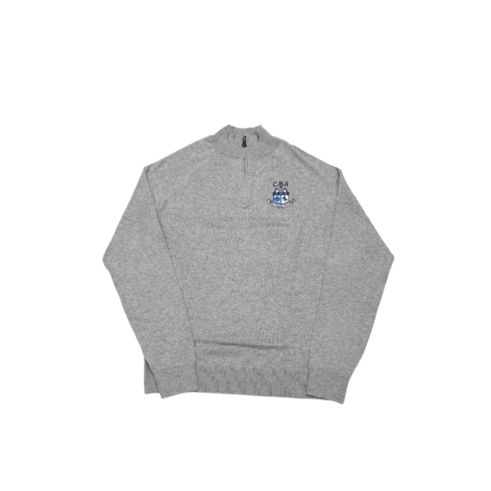 Dress Code Approved Brooks Brothers® Grey 1/4 Zip sweater (can be worn during school day) (2332)