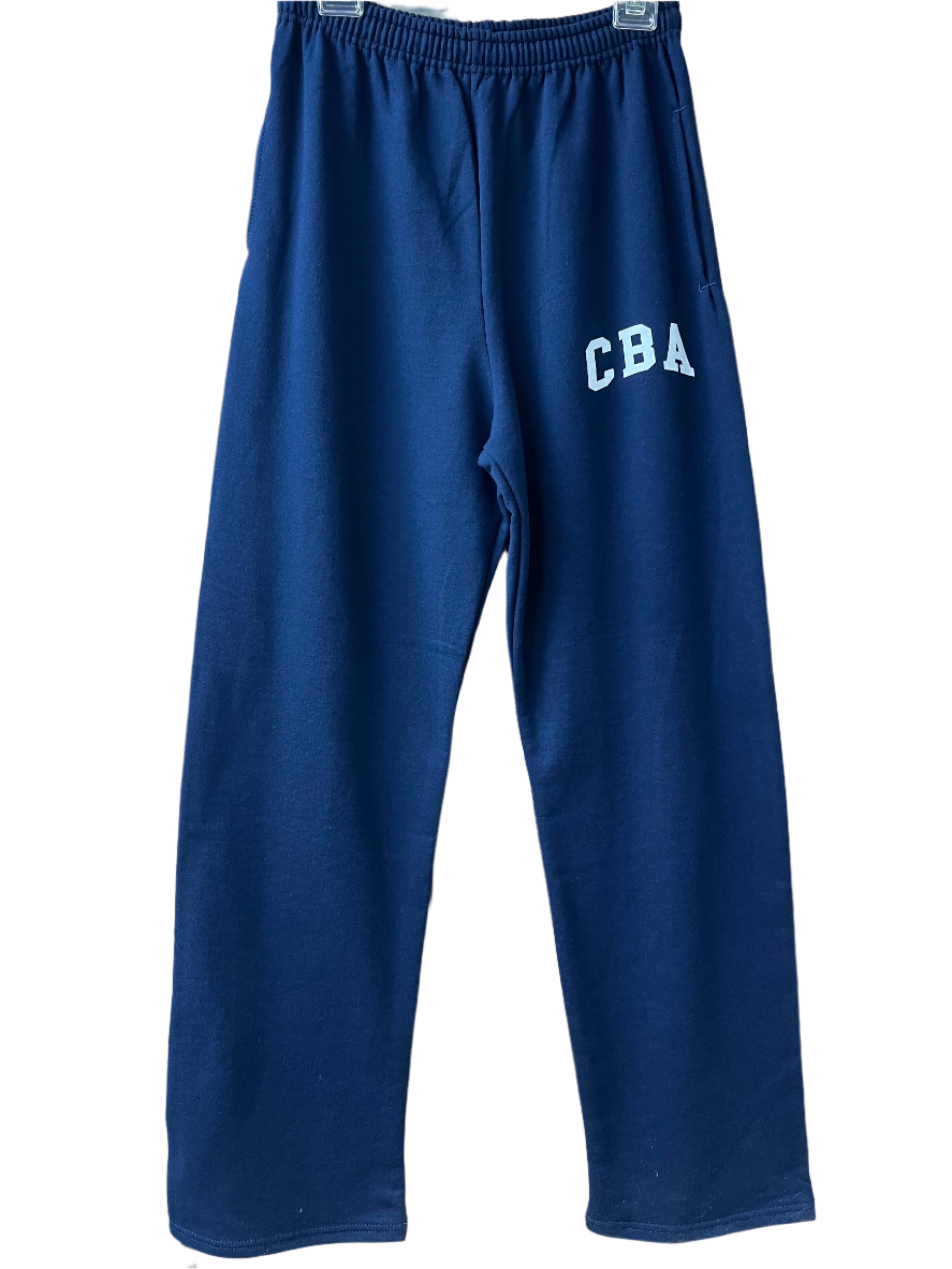 Navy Open Leg Sweatpants (1565)