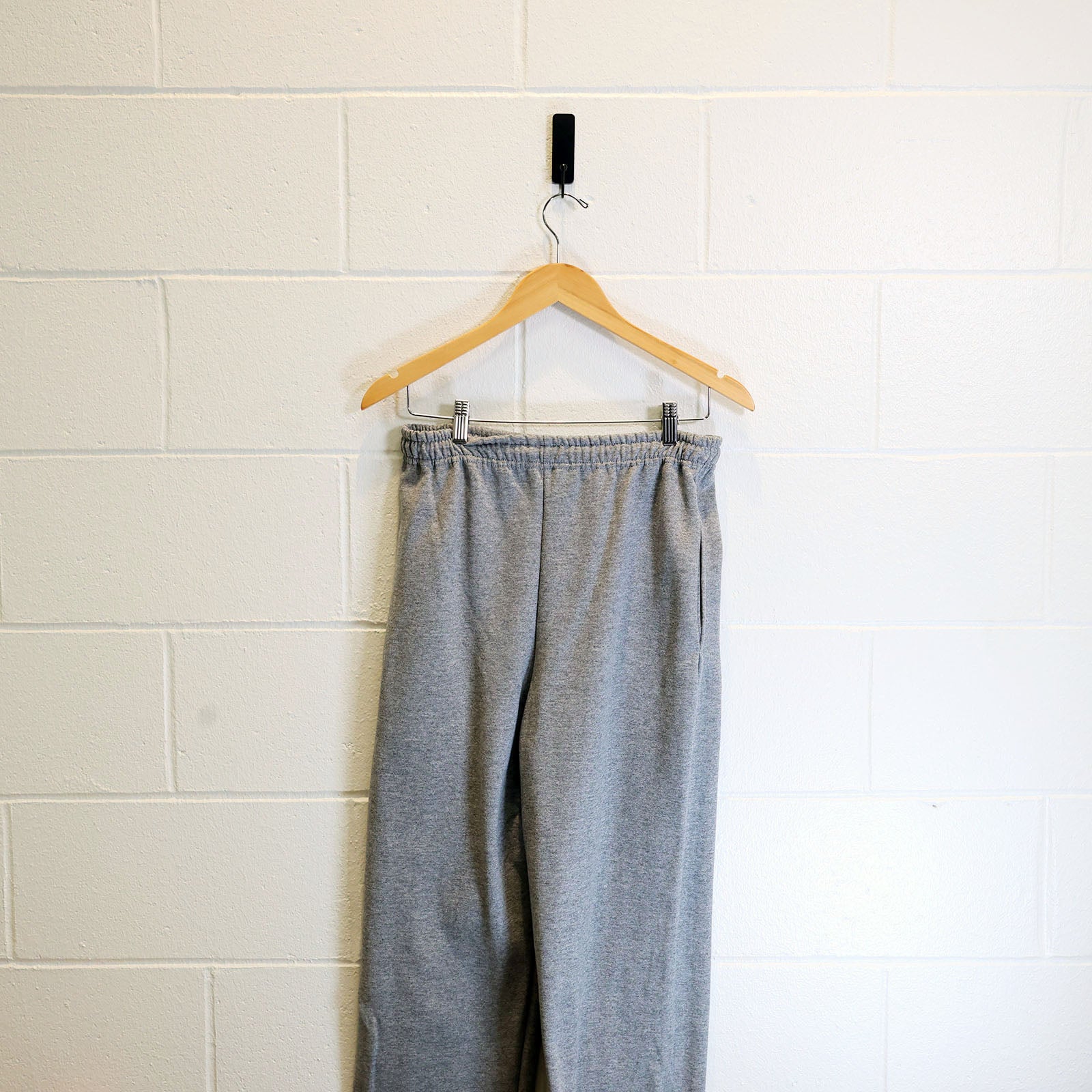 Grey Open Leg Sweatpants