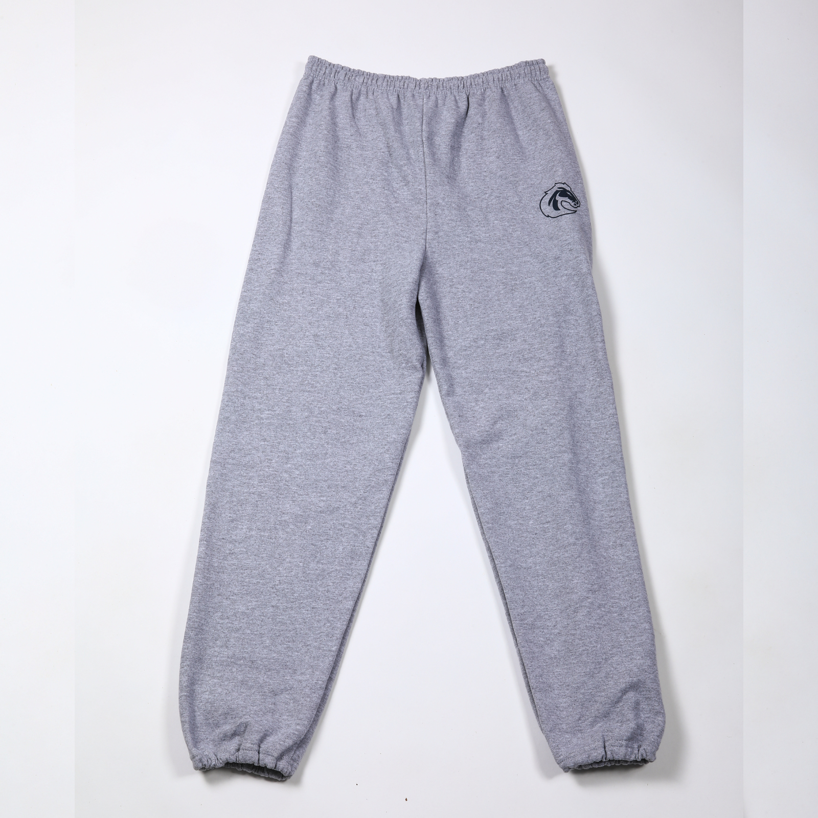 Elastic Bottom Grey Sweats w/ Colt