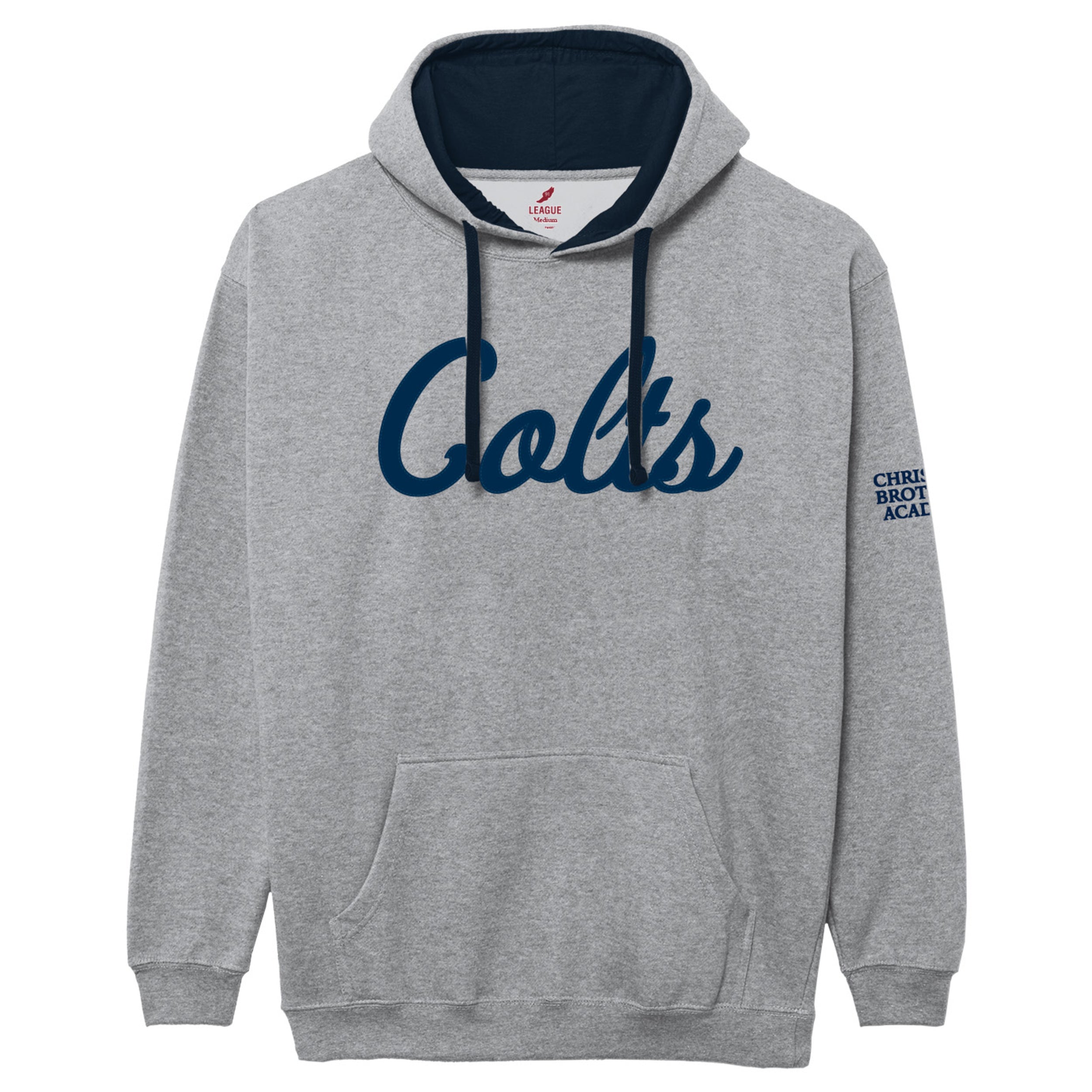 Colts Applique Hooded Sweatshirt (8060)