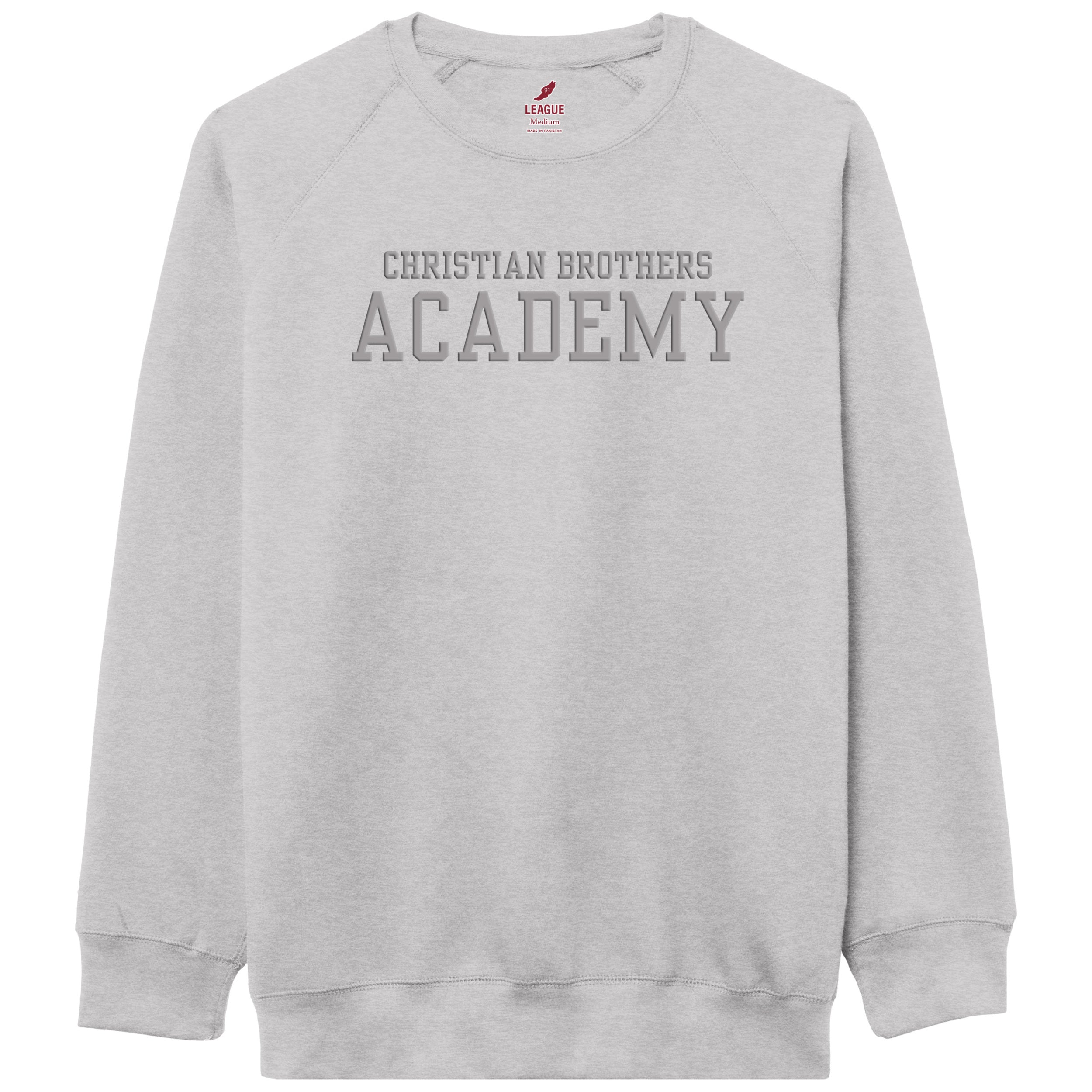 Tonal Grey Crewneck Sweatshirt (8117)