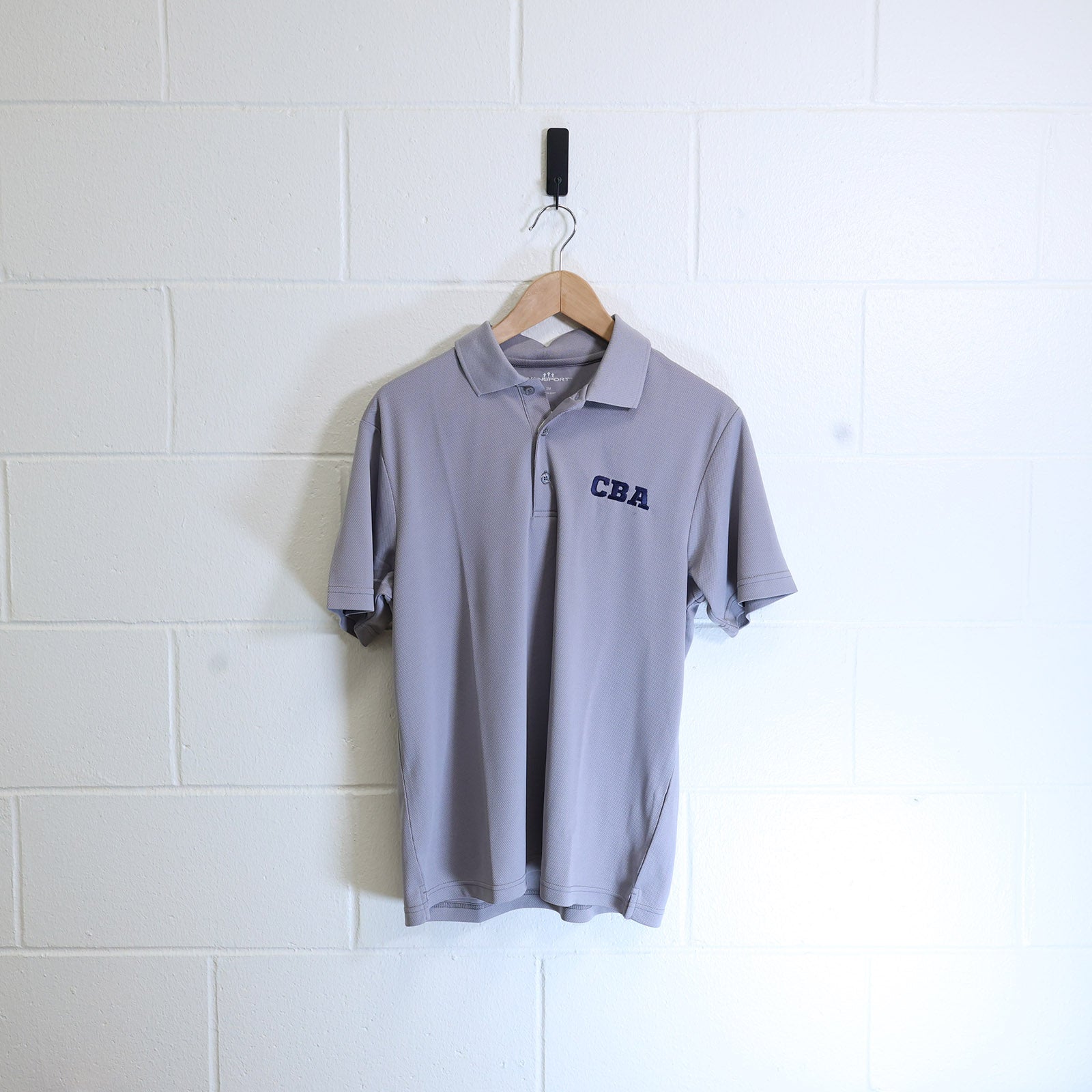 Vansport CBA Grey Performance Polo