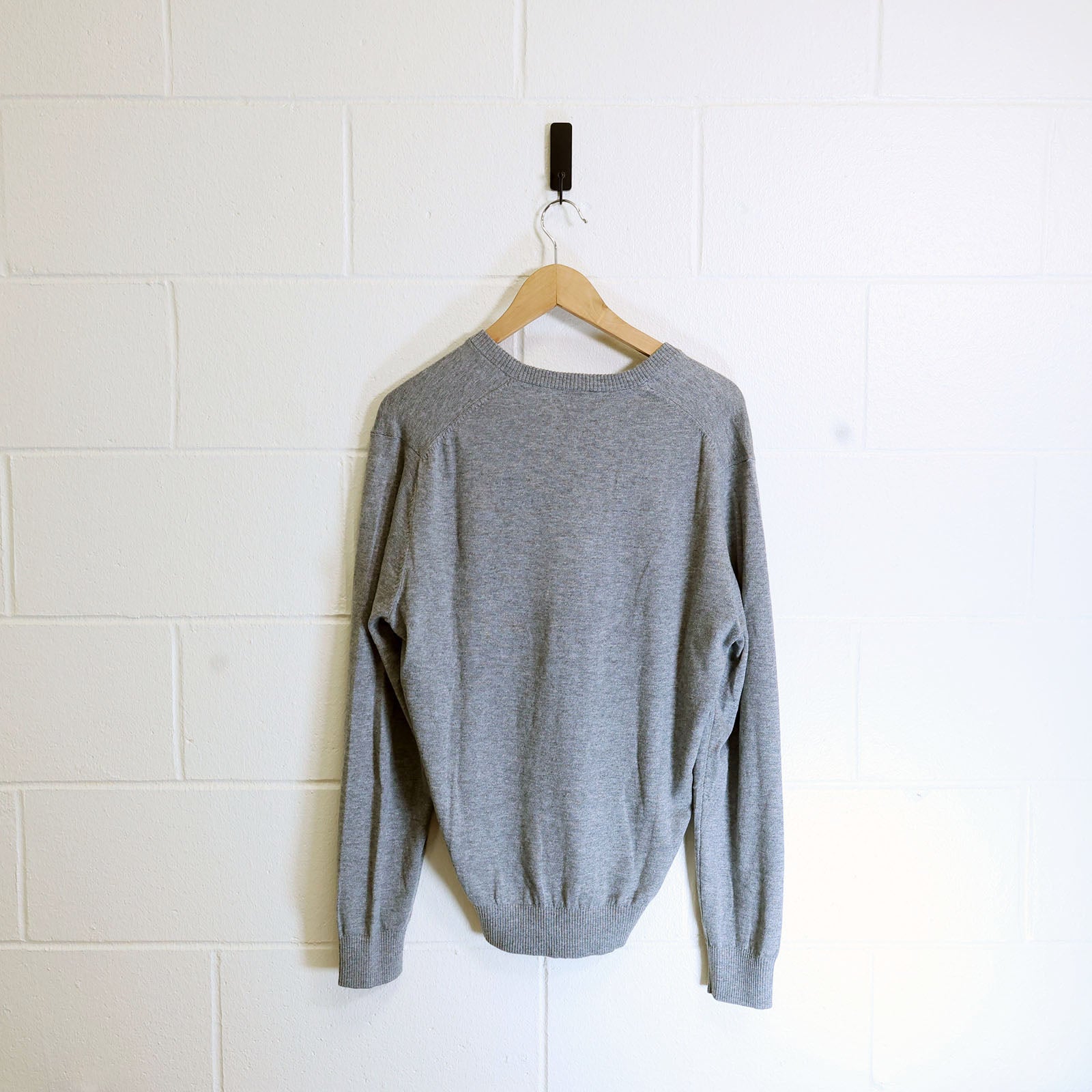 Dress Code Approved Grey V-Neck Sweater