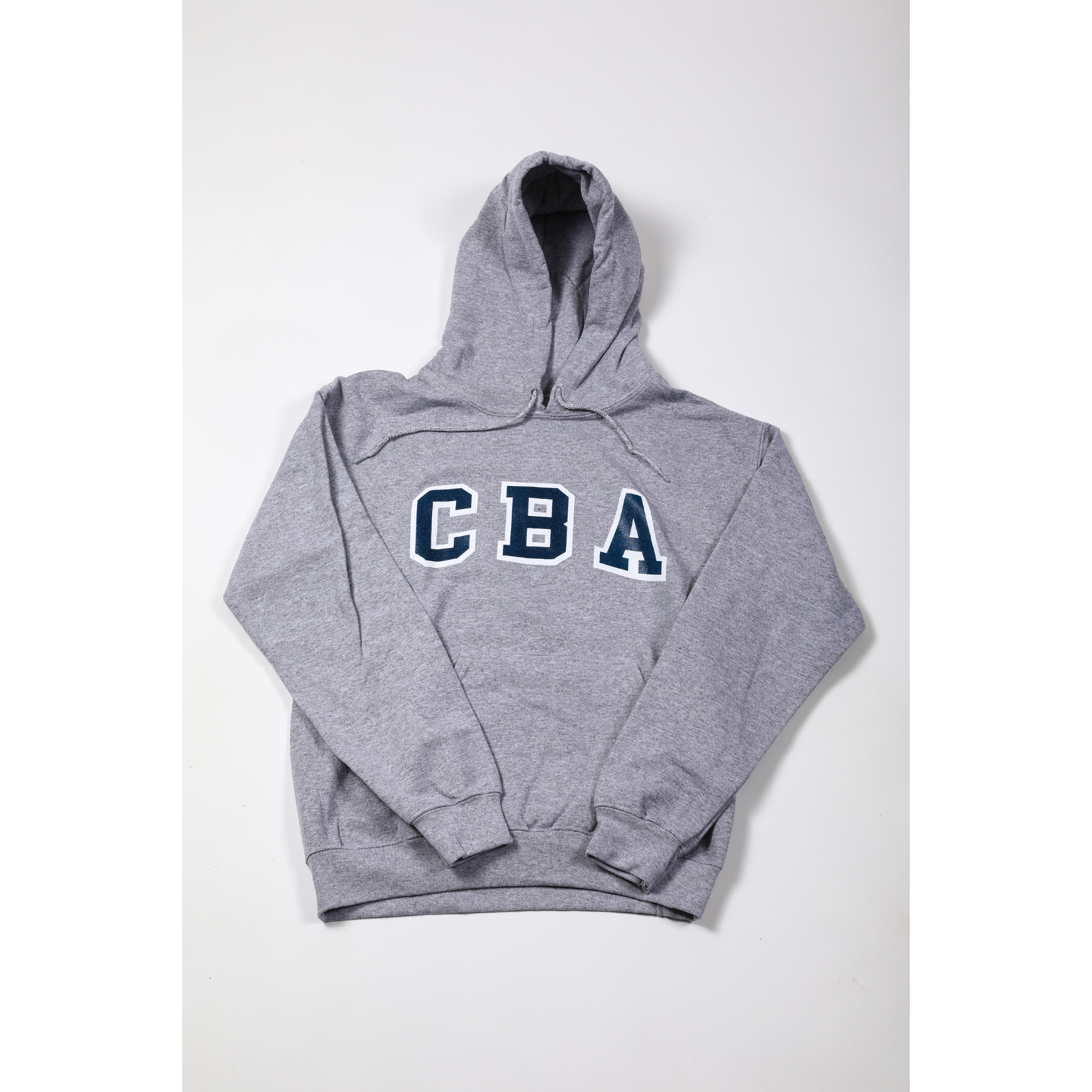 CBA Outlined in White Grey Hoodie