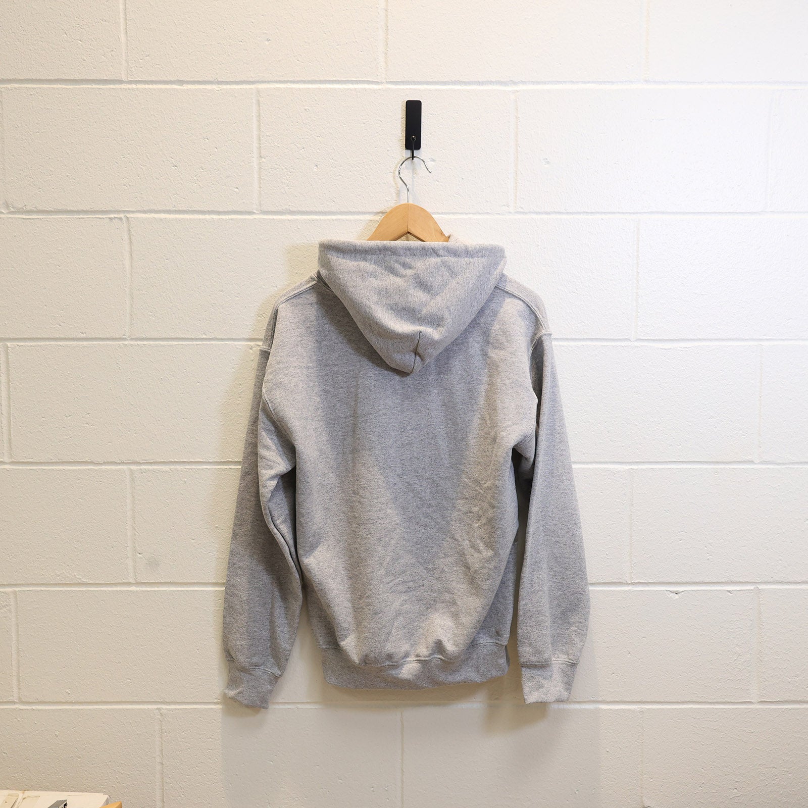 Baseball Grey Hooded Sweatshirt