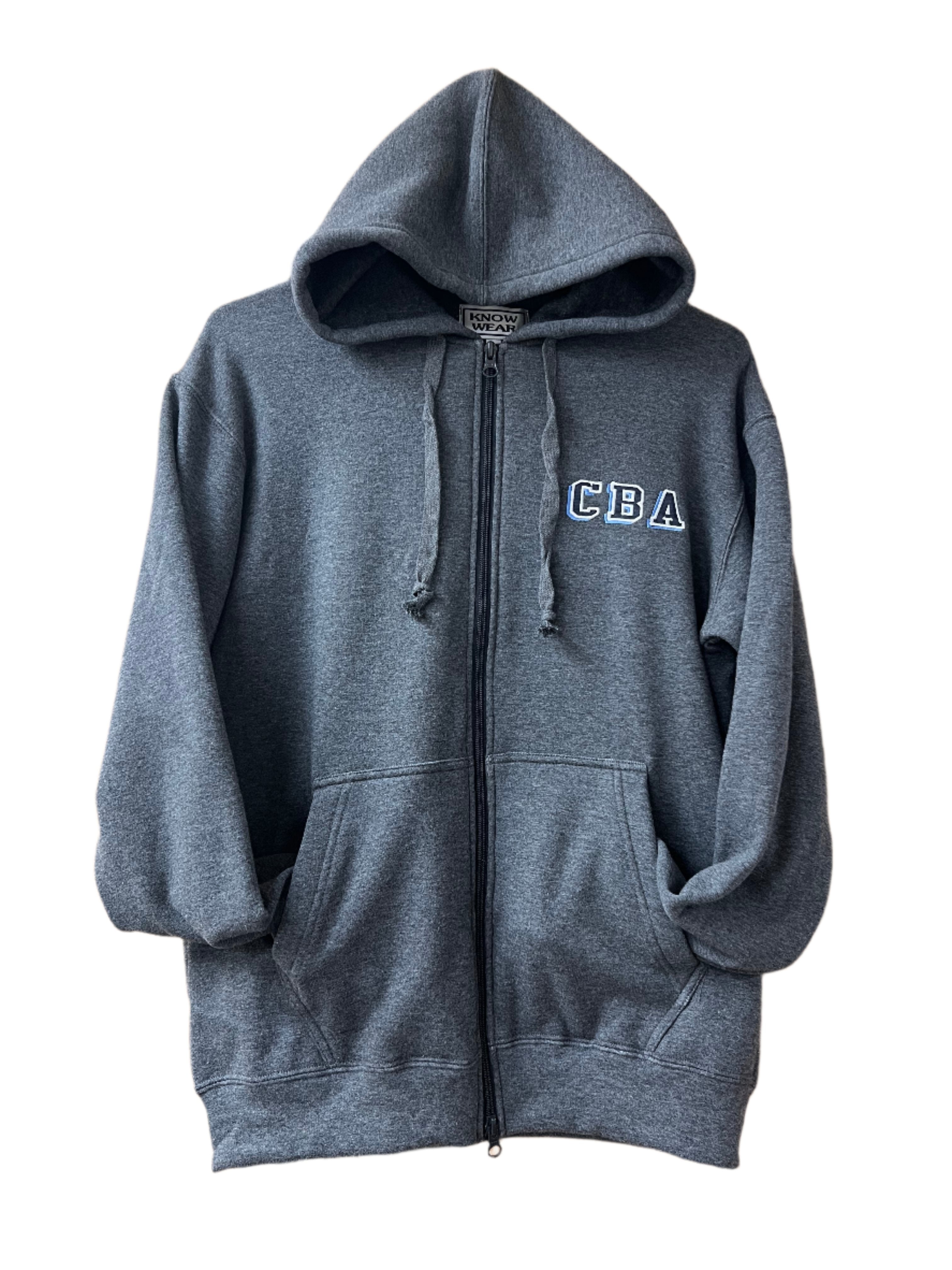 CBA dark heather grey Full Zip