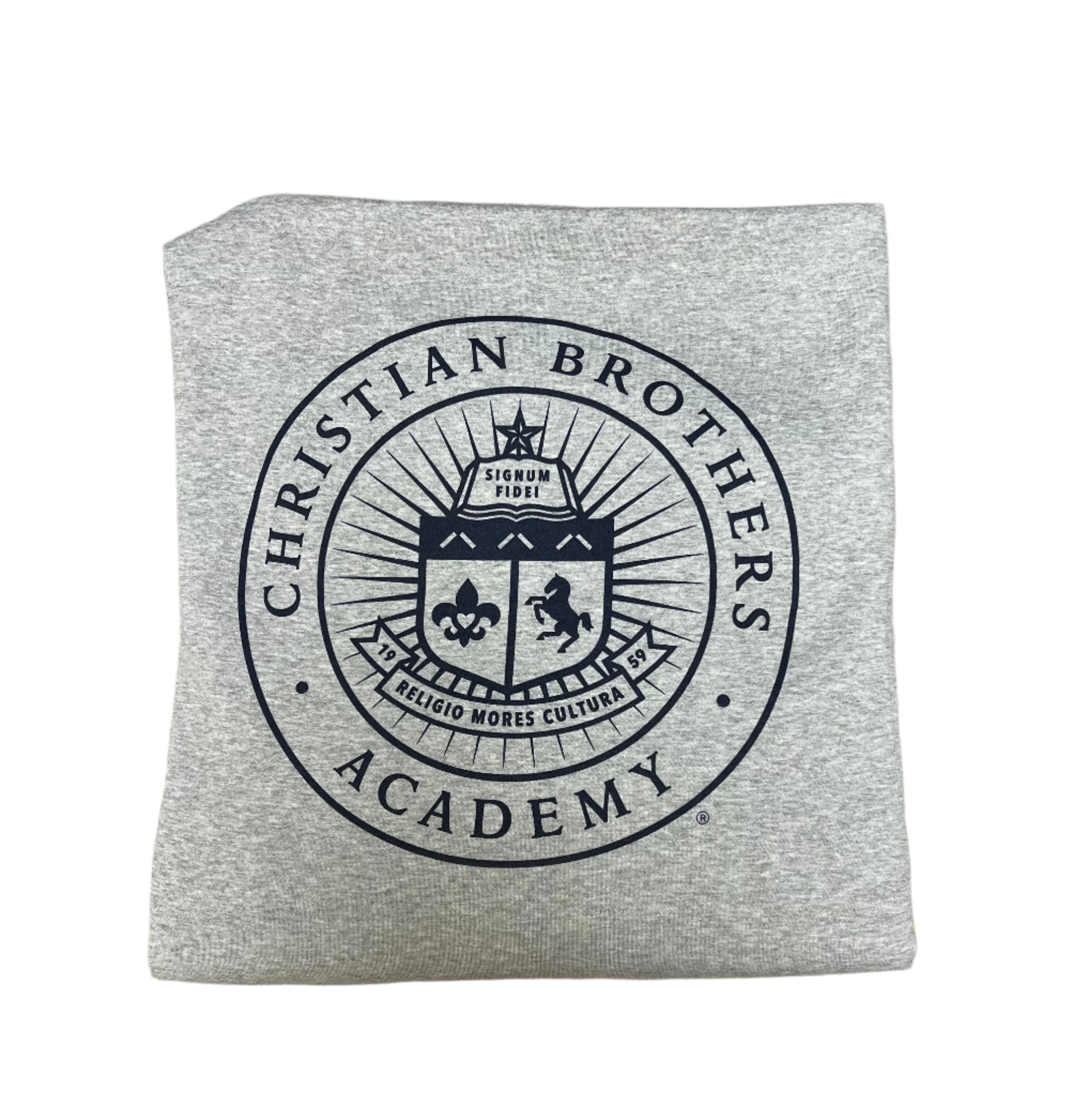 Grey Blanket W/ School Seal (4858)