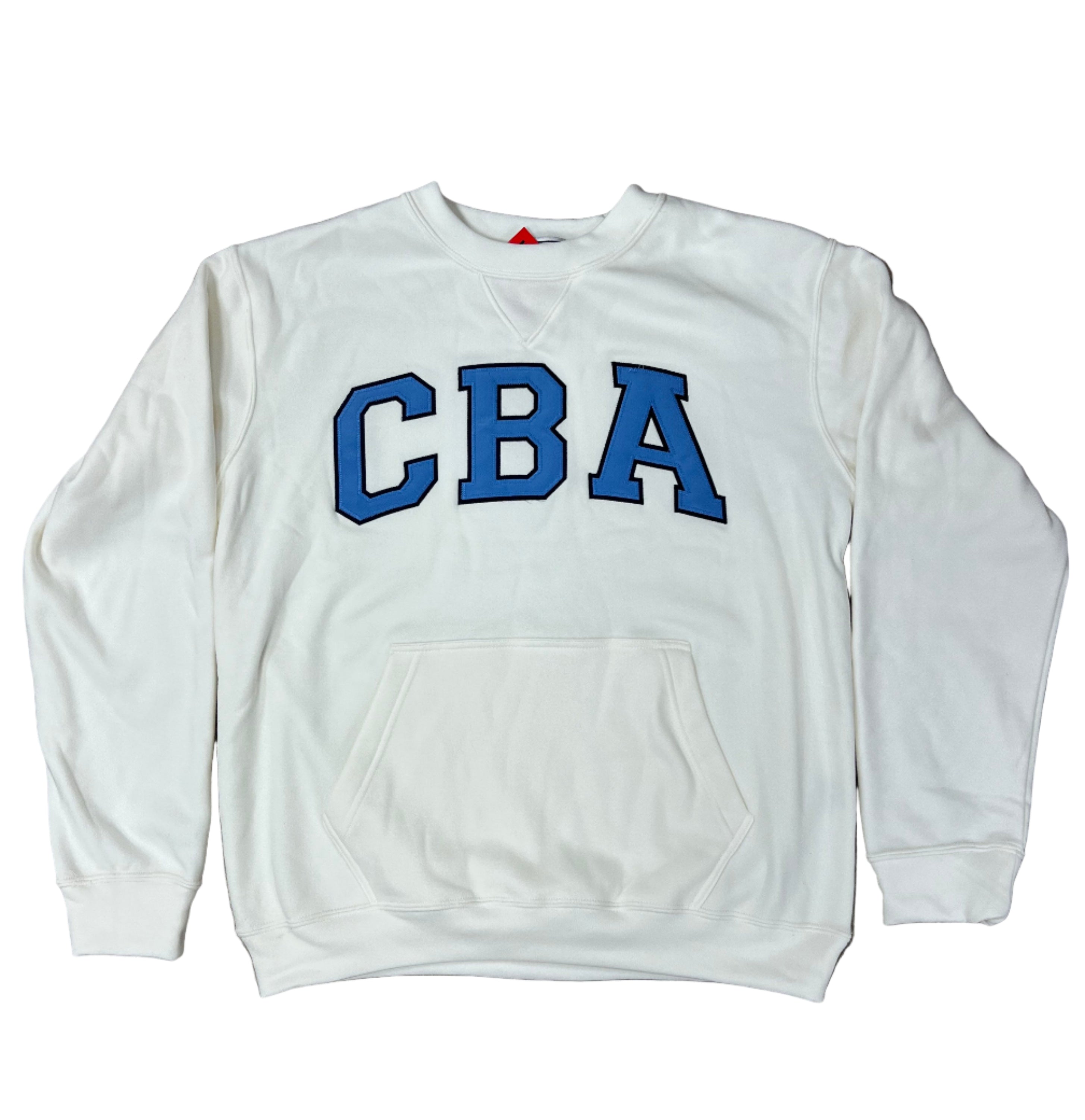 White KnowWear®  crew neck sweatshirt (8075)