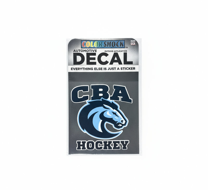 CBA HOCKEY DECAL (8080)