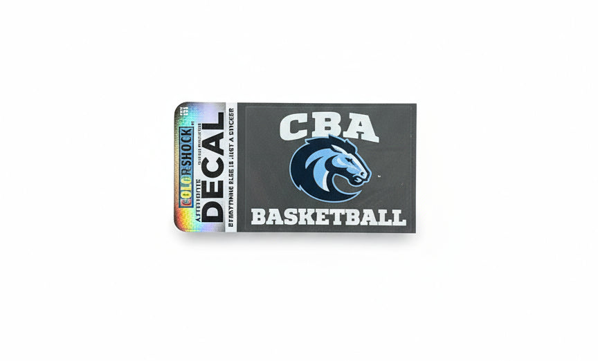 CBA Basketball Decal (3021)