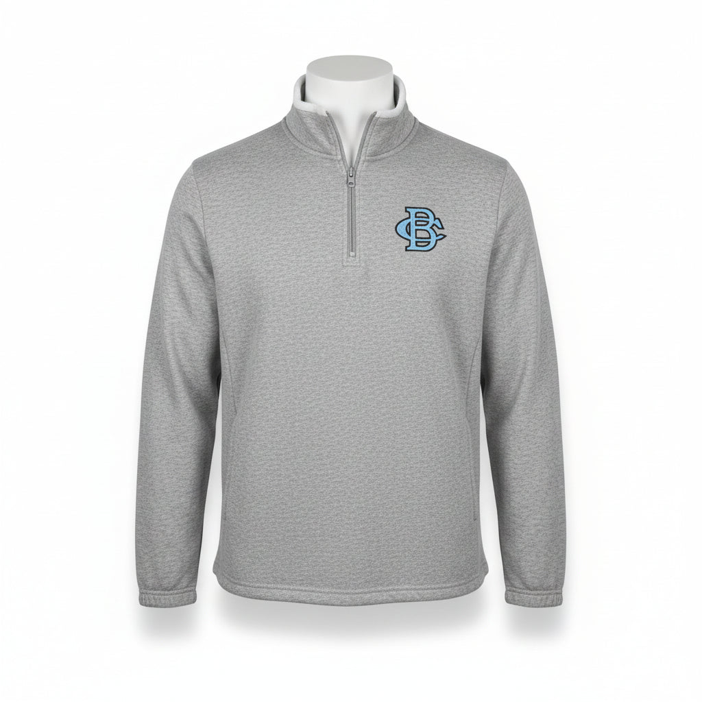 CB Oxford grey 1/4 zip KW (8005)