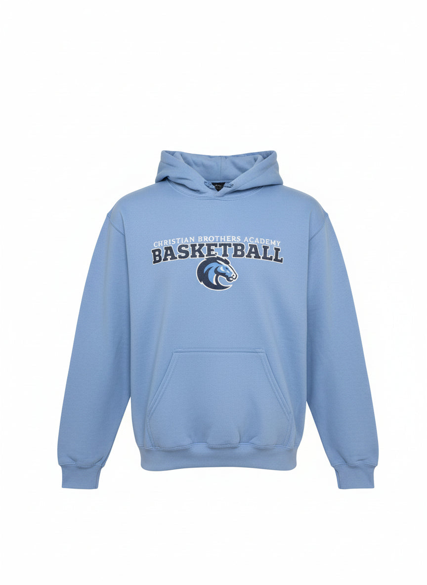Carolina blue Basketball Hooded Sweatshirt (8090)