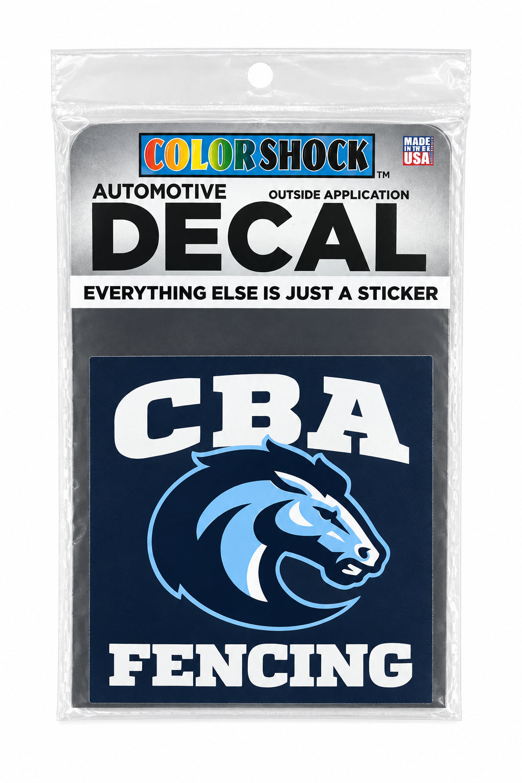CBA Fencing Decal (8131)