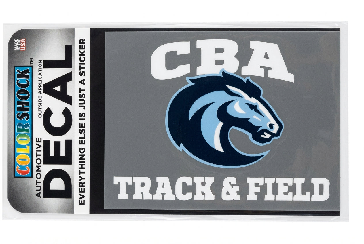 CBA Track & Field Decal (8133)