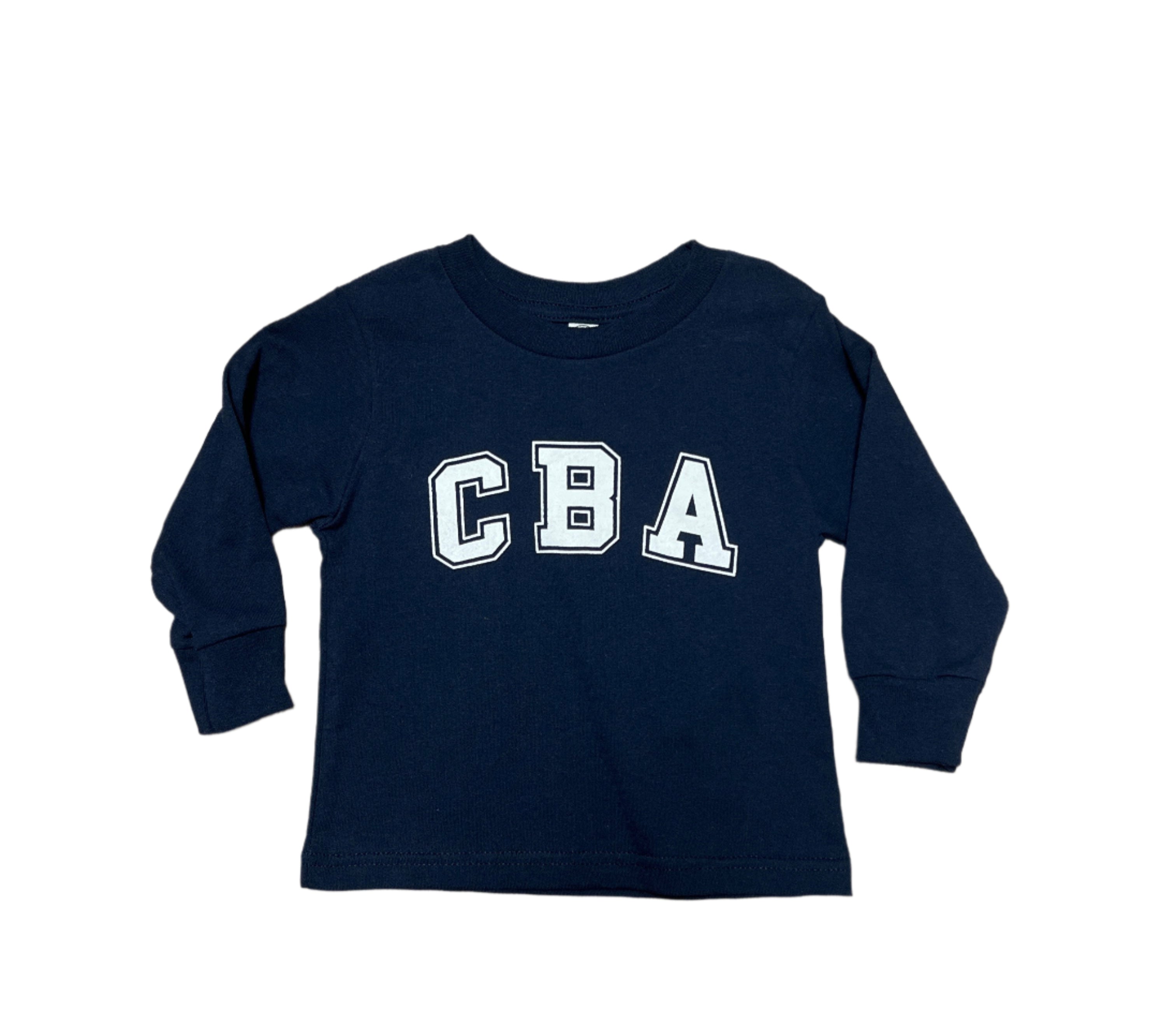 Navy Long sleeve Toddler Tee (1622)