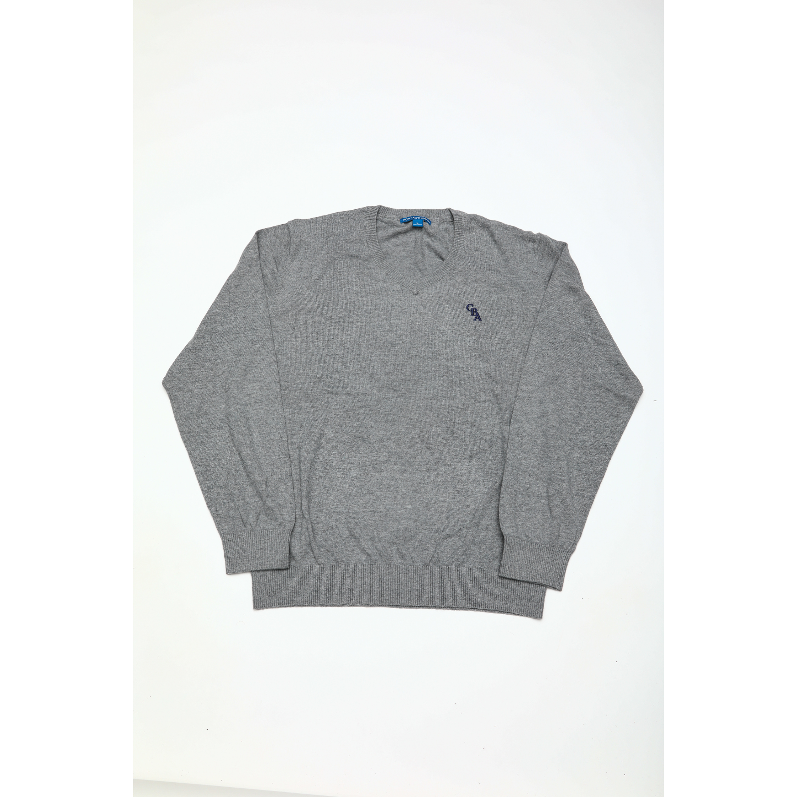 Dress Code Approved Grey V-Neck Sweater