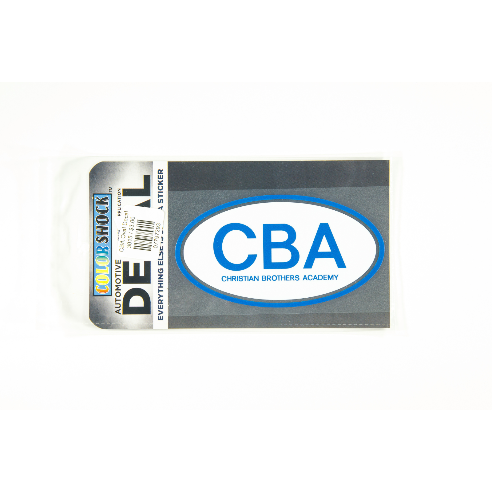 CBA Oval Decal